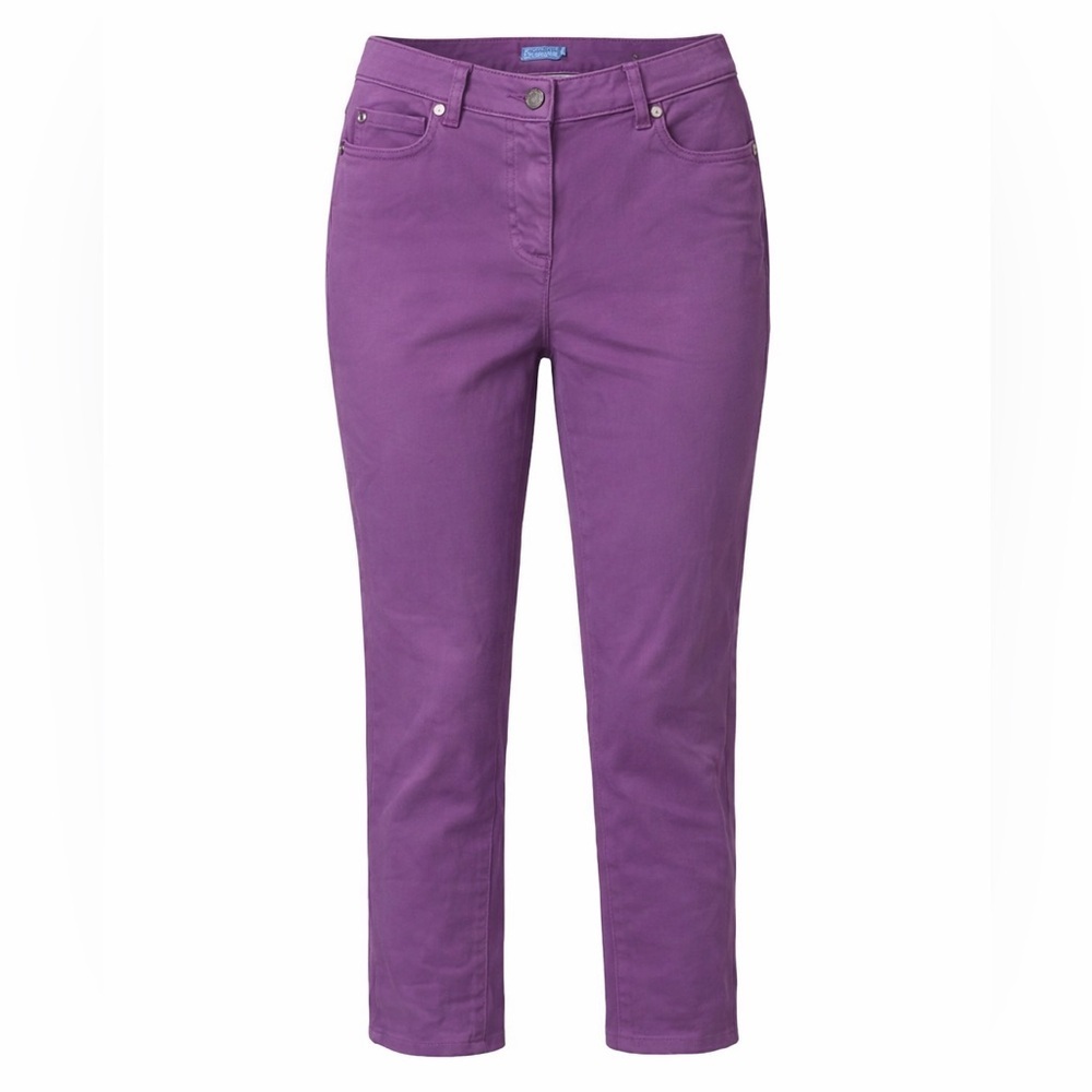 J. McLaughlin purple cropped jeans, size 6